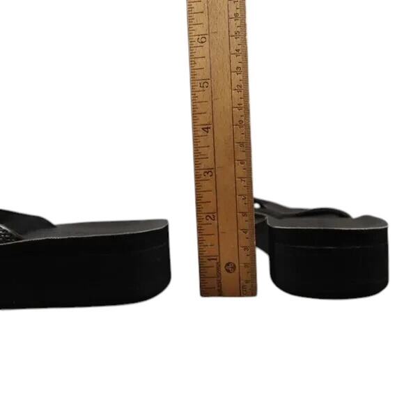 Soda Shoes Womens 7 Sandals Wedge Flip Flop Thong Slip On Casual Fashion Comfort - Picture 9 of 12